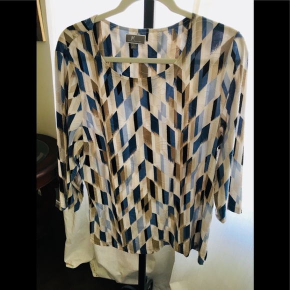 Multi colored tunic top - Picture 2 of 3